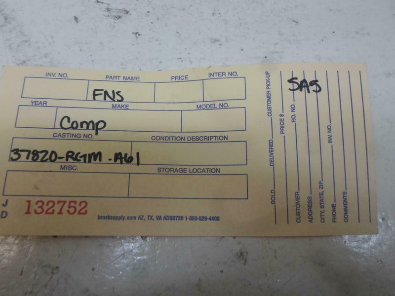 OEM Engine Computer Honda Odyssey 2005 37820-Rgm-A61 ECM PCM ECU