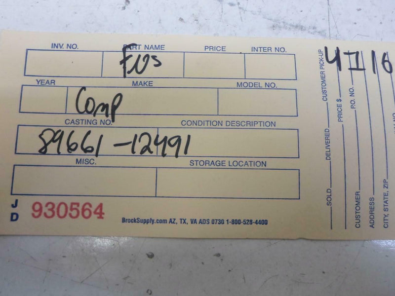 OEM Engine Computer Programmed Plug&Play Toyota Corolla 1991 1992 89661-12491