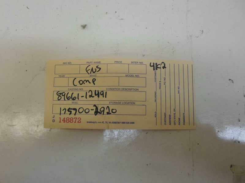 OEM Engine Computer Programmed Plug&Play Toyota Corolla 1991 1992 89661-12491