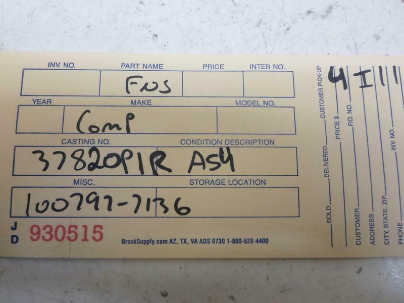 OEM Engine Computer Acura Tl 1998 37820P1Ra54 ECM PCM ECU