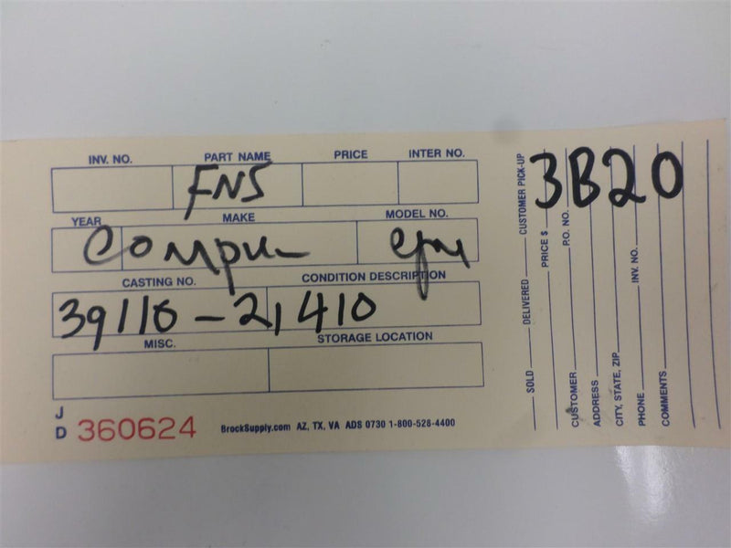 OEM Engine Computer Hyundai Excel 1988 1989 39110-21410 PCM ECM ECU