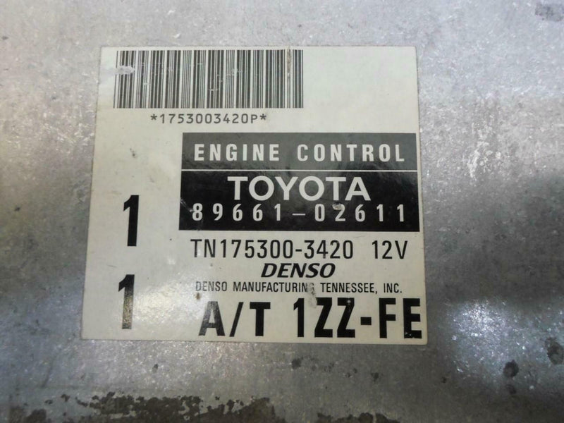 OEM Engine Computer Programmed Plug&Play Toyota Corolla 1999 2000 89661-02611 PCM