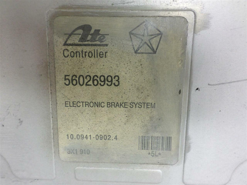 ABS Control Module Jeep Wrangler 1992 1993 1994 1995 56026993