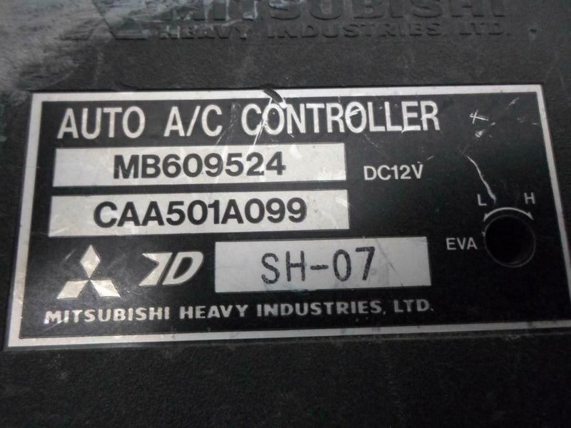 Temperature Control Module Mitsubishi 3000GT 1991 Mb609524