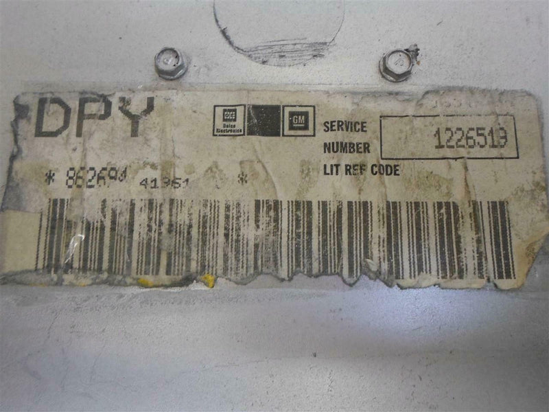 OEM Engine Computer Pontiac Bonneville 1984 1985 1986 1226519 ECM PCM ECU