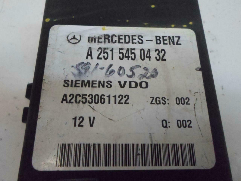 Suspension Control Module Mercedes-Benz R-Class 2006 2007 2515450432