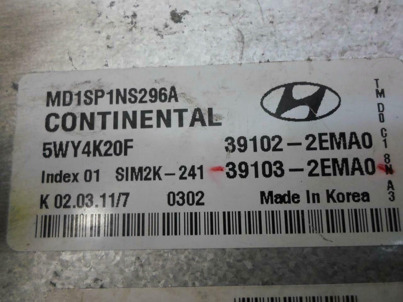 OEM Engine Computer Hyundai Elantra 2011 39102-2Ema0 39103-2Ema0 1.8L At ECU PCM