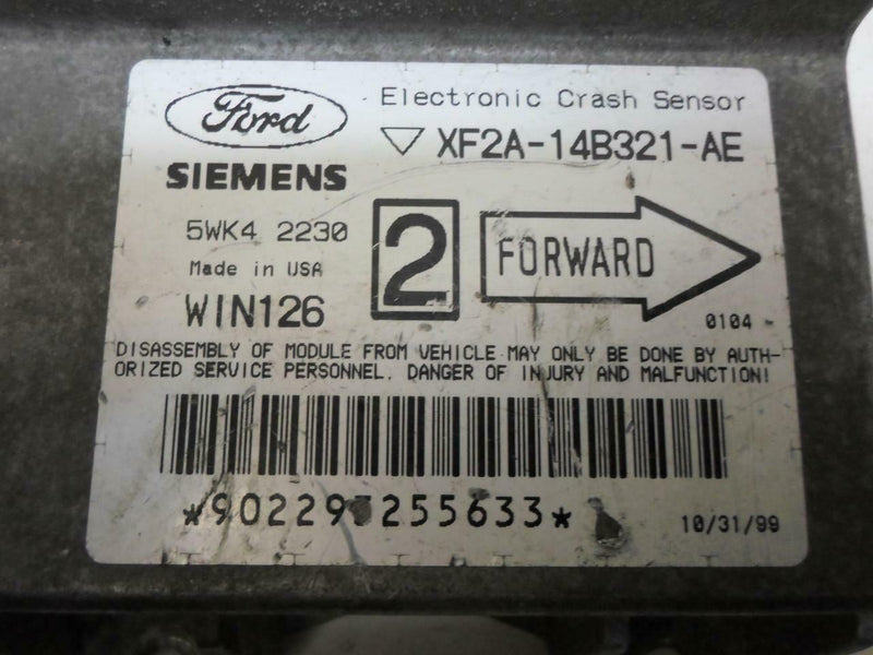 Airbag Control Module for 1999, 2000 Ford Windstar – XF2A-14B321-AE