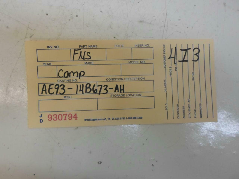 Rear Lift Gate Control Module Lincoln Mkx 2010 AE93-14B673-AH