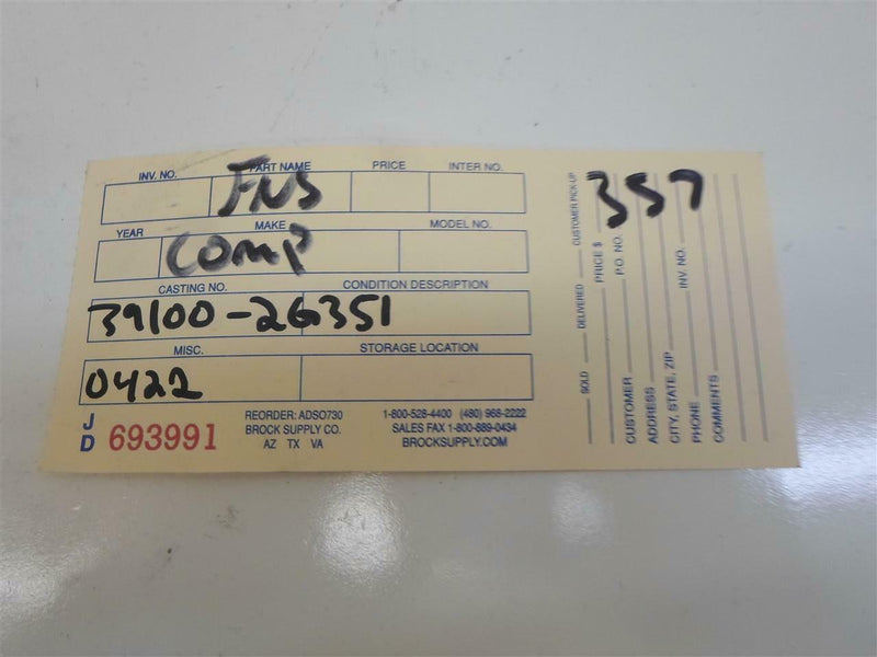 OEM Engine Computer Hyundai Sonata 2009 2010 39100-2G351 PCM ECM ECU