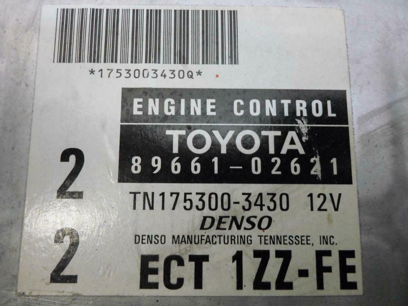 OEM Engine Computer Programmed Plug&Play Toyota Corolla 1999 2000 89661-02621 At