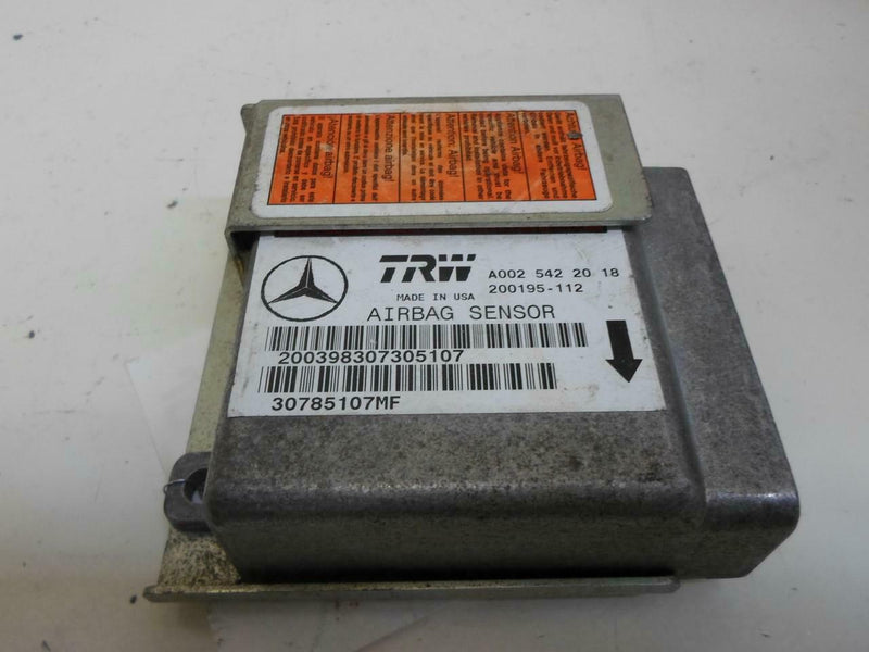 Airbag Control Module Mercedes-Benz-Benz M-Class W163 1998 1999 2000 2001 200195112