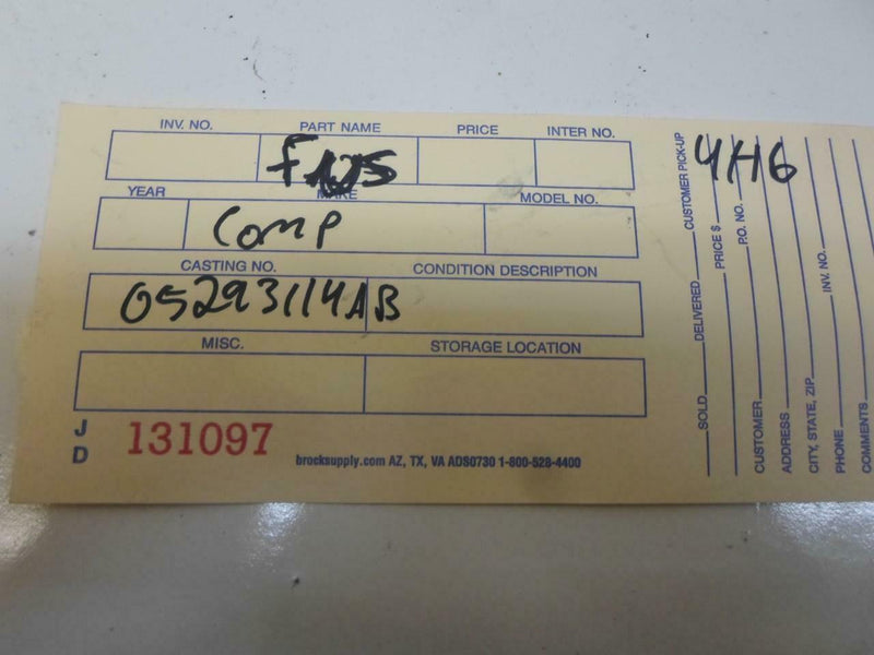 Transmission Control Module TCM TCU Chrysler Sebring 1997 1998 05293114Ab