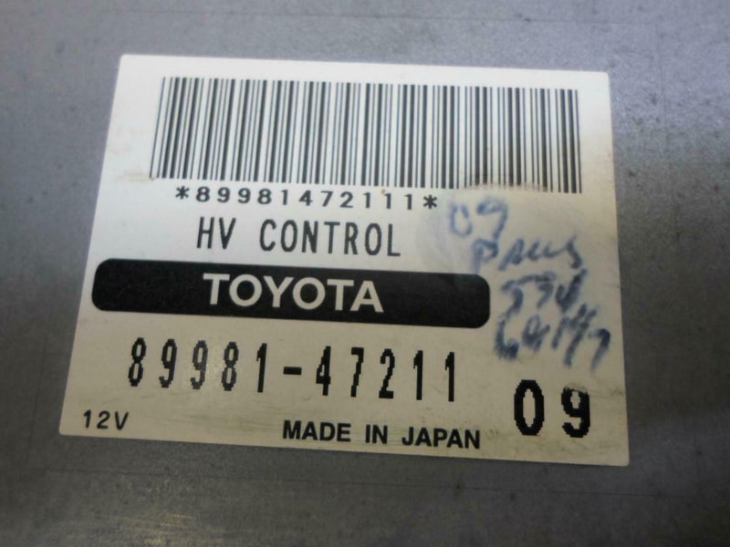 Hybrid Electric Control Module Toyota Prius 2006 2007 2008 2009 – 89981-47211