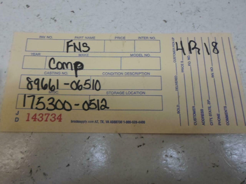 OEM Engine Computer Programmed Plug&Play Toyota Camry 1998 89661-06510 PCM ECU