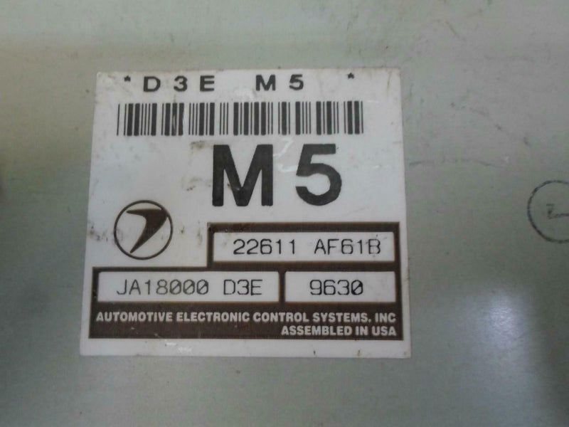 OEM Engine Computer Subaru Legacy 2000 22611 Af61B 2.5L ECM ECU PCM