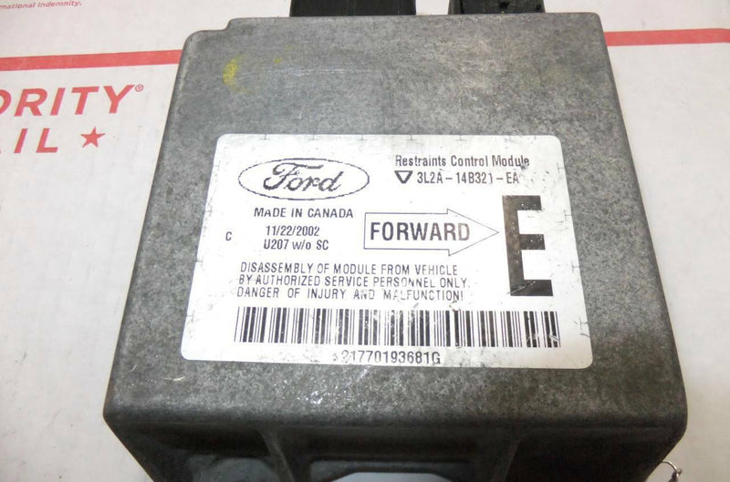 Airbag Control Module Ford Explorer 2003 3L2A-14B321-Ea 2Dr