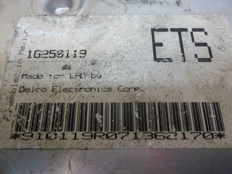 ABS Control Module Chevrolet Cavalier 1996 1997 1998 1999 16250119