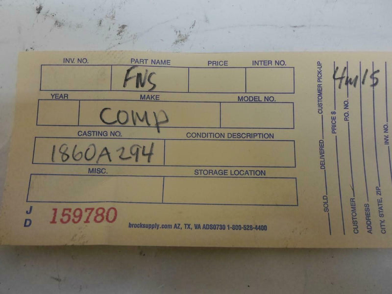 OEM Engine Computer Mitsubishi Endeavor 2006 1860A294 ECM ECU PCM