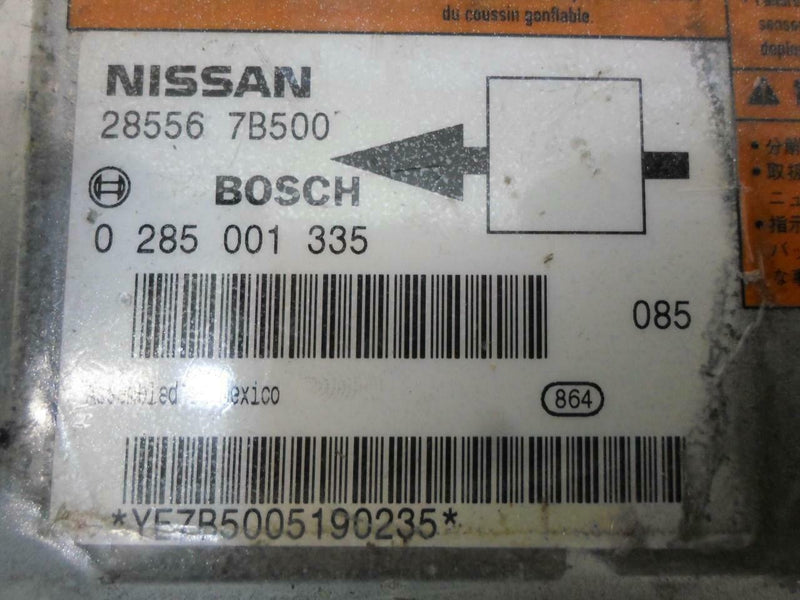 Airbag Control Module Nissan Quest 2000 28556 7B500