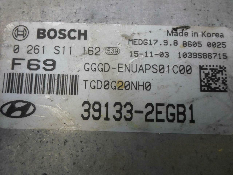 OEM Engine Computer Hyundai Elantra 2016 2017 39133-2Egb1 ECM PCM ECU