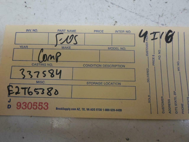 OEM Engine Computer Mitsubishi Galant 1997 Md337584 PCM ECM ECU