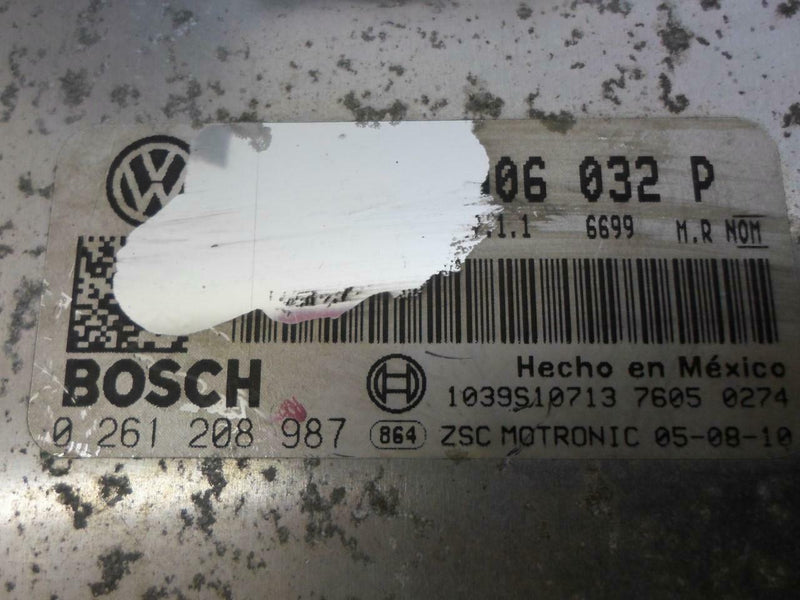 OEM Engine Computer Volkswagen Jetta 2006 07K 906 032 P PCM ECM ECU