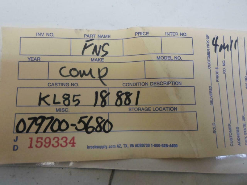 OEM Engine Computer Mazda 626 1995 Kl85 18 881 ECM ECU PCM