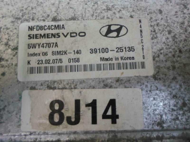 OEM Engine Computer Hyundai Sonata 2006 2007 2008 39100-25135 2.4L At ECM PCM
