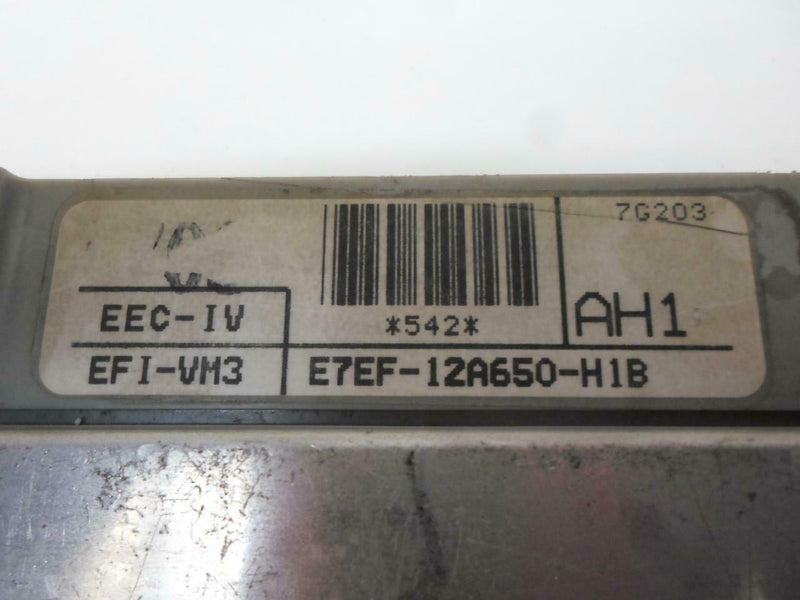 OEM Engine Computer Ford Escort 1986 1987 1988 1989 E7Ef-12A650-H1B Ah1 ECM PCM