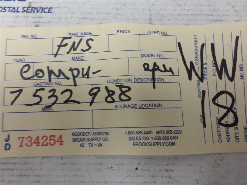 Transmission Control Module TCM TCU BMW E46 3-Series 330I 2004 2005 7532988 7542036