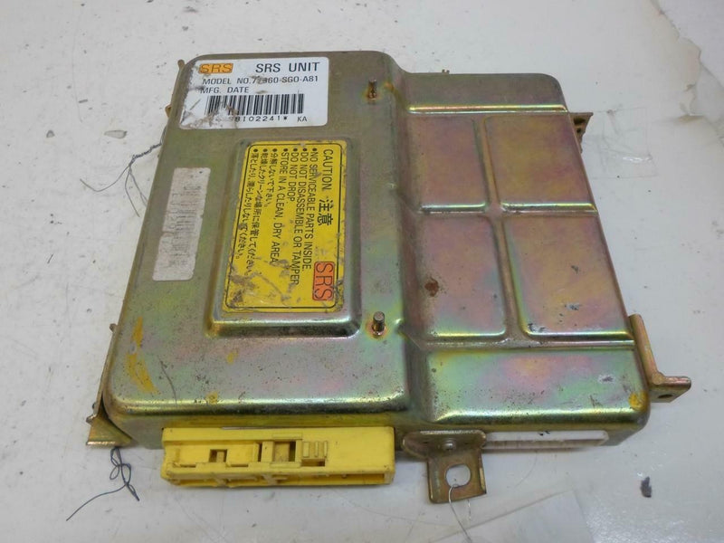 Airbag Control Module Acura Legend 1987 1988 1989 1990 77960-Sg0-A81