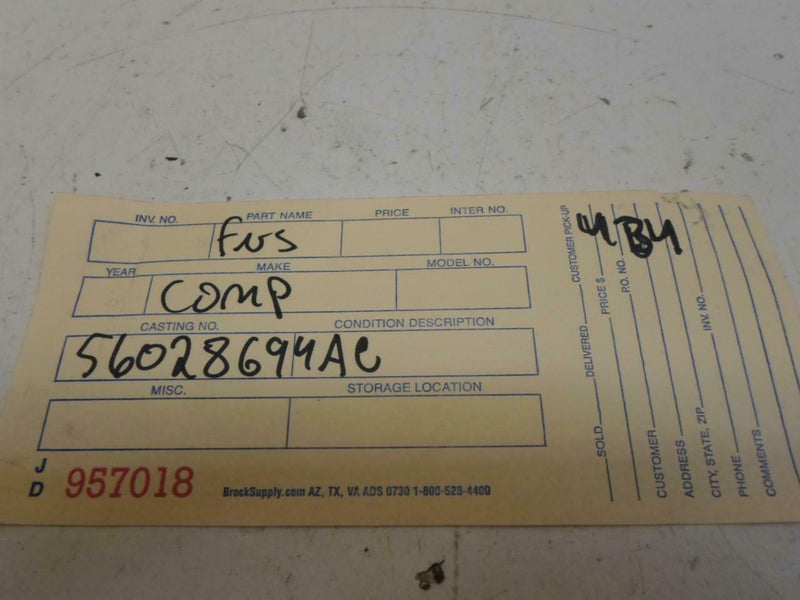 Transmission Control Module TCM TCU Dodge Durango 2002 56028694Ac