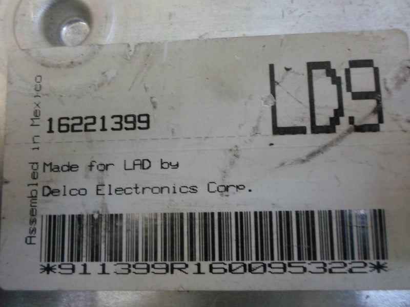 ABS Control Module Chevrolet Cavalier 1996 1997 1998 1999 16221399