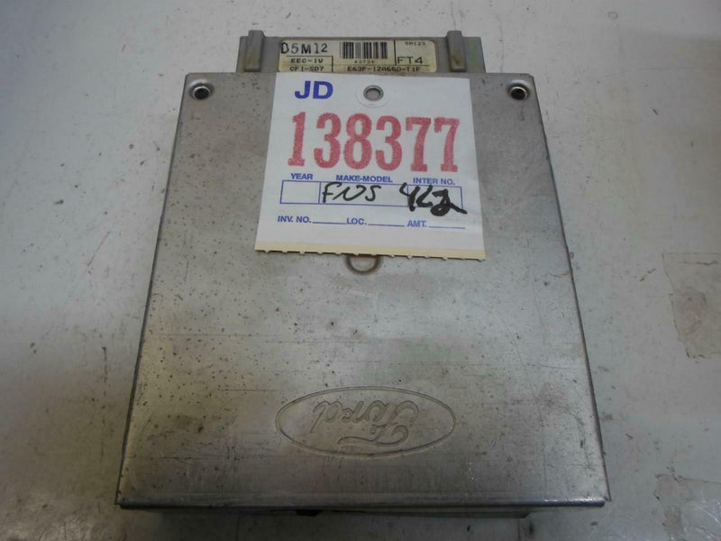 OEM Engine Computer for 1985, 1986 Ford Tempo – E63F-12A650-T1F