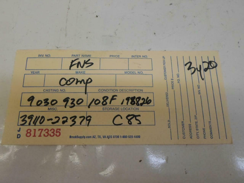 OEM Engine Computer Hyundai Accent 1999 39110-22379 PCM ECM ECU
