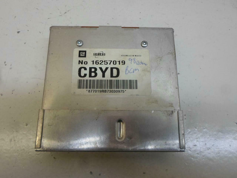 Body Control Module Cadillac Catera 1998 16257019 BCM BCU