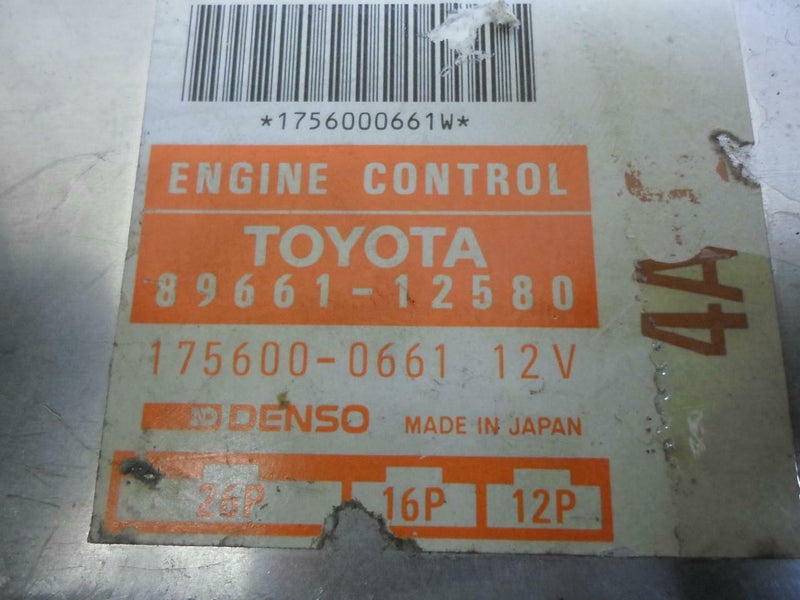 OEM Engine Computer for 1990 Toyota Corolla – 89661-12580