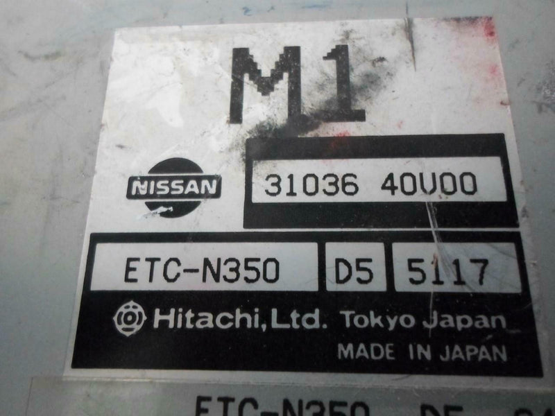 Transmission Control Module TCM TCU Nissan Maxima 1995 1996 31036 40U00