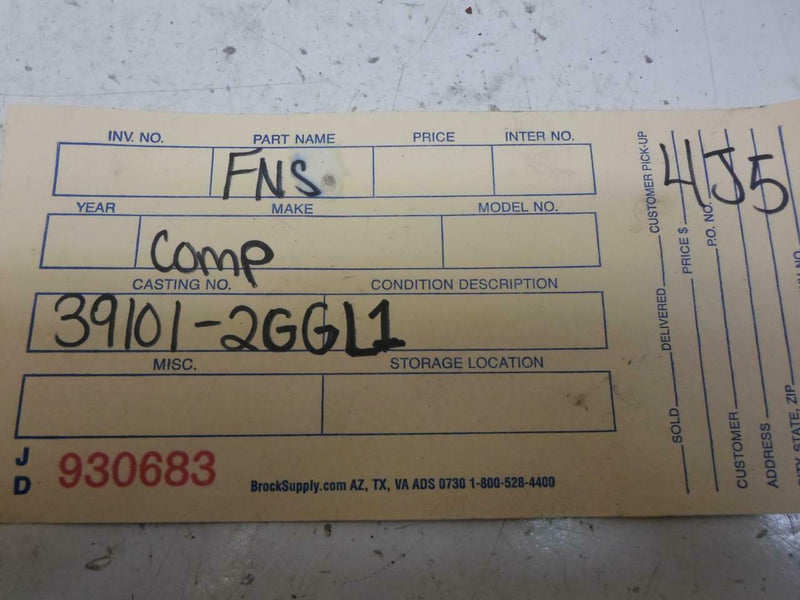 OEM Engine Computer Hyundai Sonata 2015 2016 39111-2Ggl1 39101-2Ggl1 ECM PCM ECU