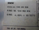 OEM Radio BMW 528I 1997 1998 1999 2000 2001 2002 2003 65126902814