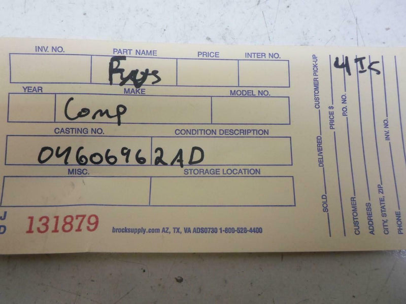 Transmission Control Module TCM TCU Chrysler Cirrus 1999 04606962Ad
