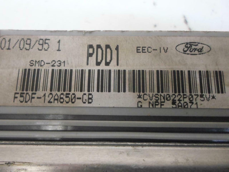 OEM Engine Computer Ford Taurus 1995 F5Df-12A650-Gb Pdd1 ECM PCM ECU