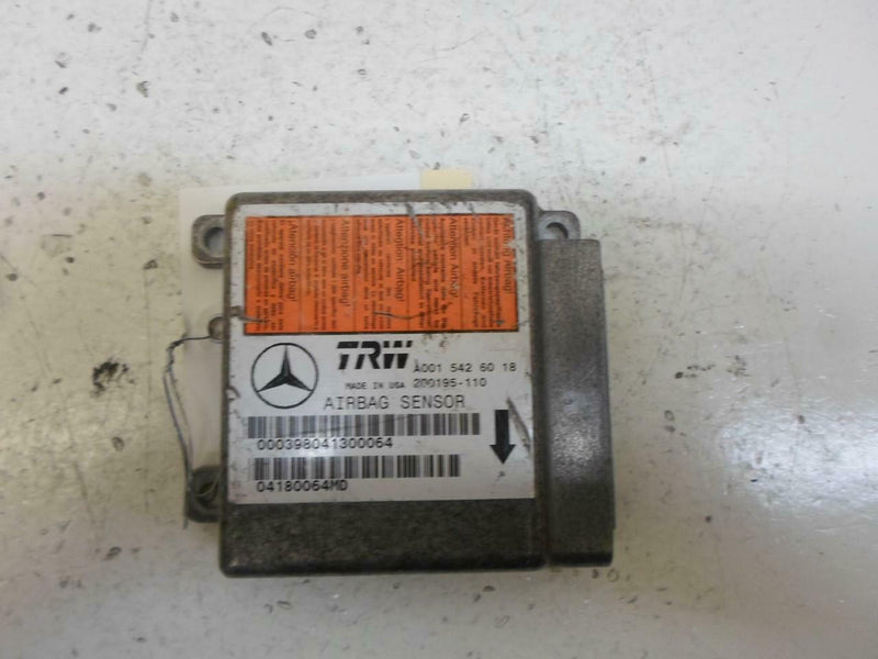 Airbag Control Module Mercedes-Benz ML-Class 1998 1999 001 542 60 18