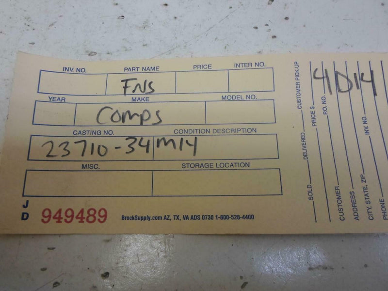 OEM Engine Computer Nissan Sentra 1985 23710 34M14 At ECM PCM ECU