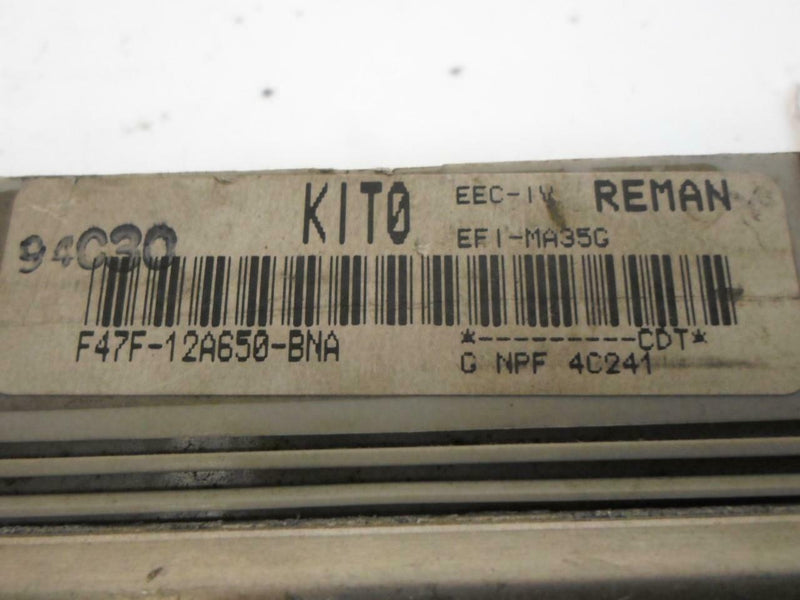 OEM Engine Computer Ford Aerostar 1993 F47F-12A650-Bna Kit0 4.0L ECM PCM ECU