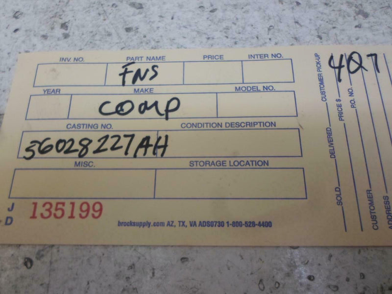 Transmission Control Module TCM TCU Dodge Dakota 2000 56028227Ah