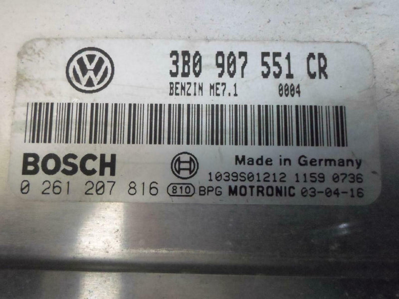 OEM Engine Computer Volkswagen Passat 2003 3B0907551Cr ECU ECM PCM