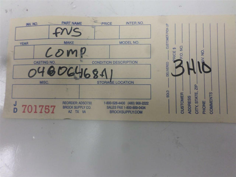 Transmission Control Module TCM TCU Chrysler Sebring 1998 04606468Ai