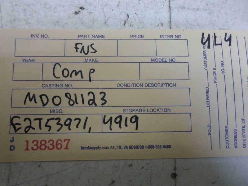 OEM Engine Computer Mitsubishi Pickup 1985 1986 Md081123 2.0L ECM PCM ECU